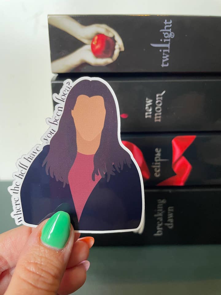 Twilight Jacob Black "Where Have You Been Loca" Sticker for wholesale by Steele Creative Co