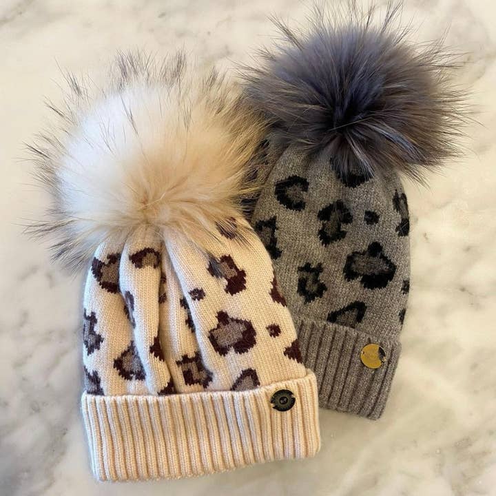 Muts met luipaard voor wholesale door Rose + Pom