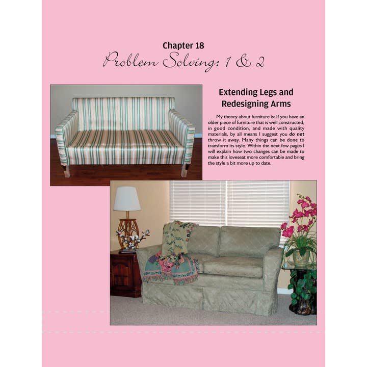 Schiffer Publishing – wholesale Book – Adult – Marge's Custom Slipcovers: Easy to Make & Snug Fitting