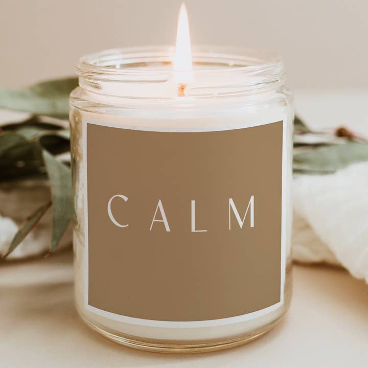 Calm Soy Wax Scented Candle for wholesale by OLF