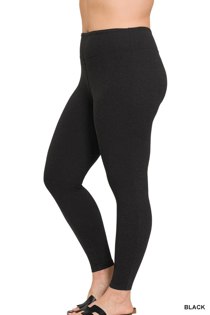 Vanilla Monkey - Wholesale Pants - Women's - Plus Microfiber Soft Waistband Full Length Leggings7