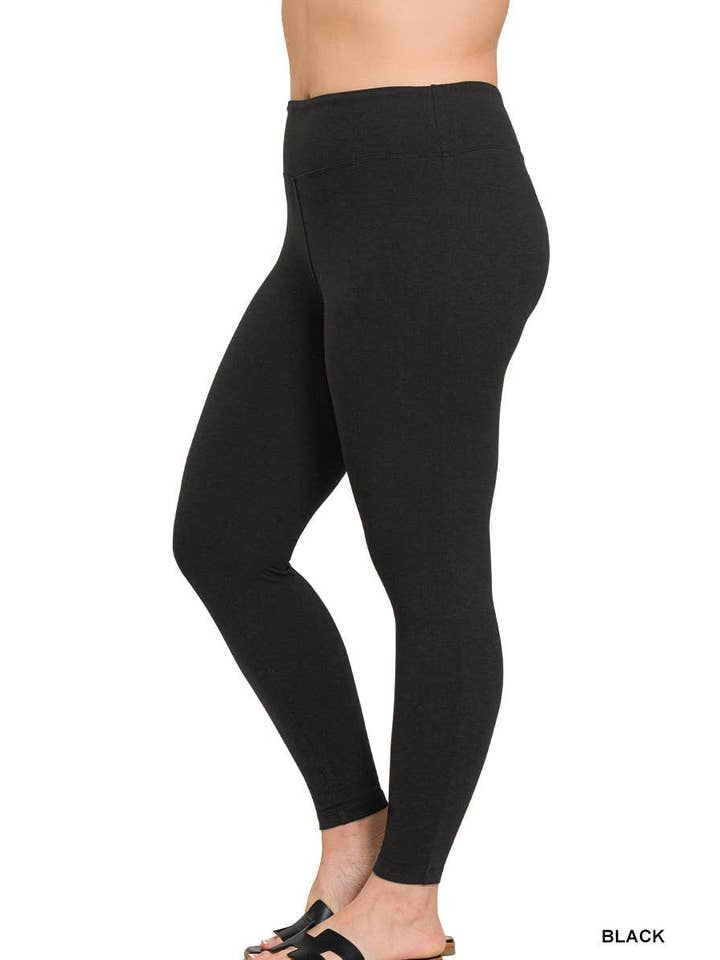 Vanilla Monkey - Wholesale Pants - Women's - Plus Microfiber Soft Waistband Full Length Leggings7
