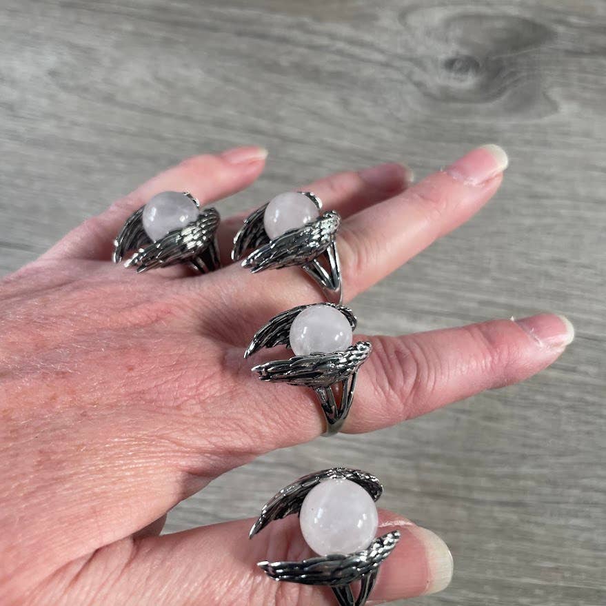 Keystone Crystals - Wholesale Cocktail/Statement Ring - Assorted Gemstone Rings in Pot Metal – Mixed Sizes22