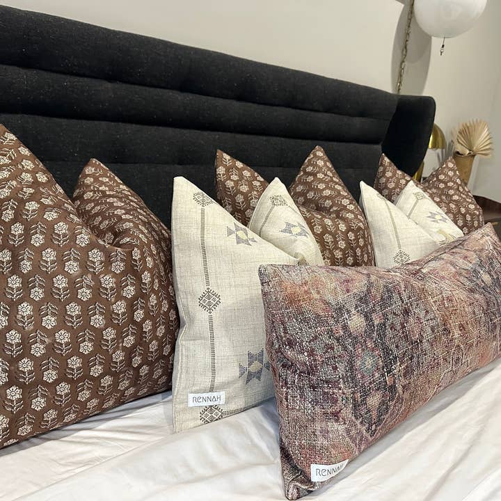 Rennah Collective - Wholesale Throw pillow cover - Roux Pillow Cover6