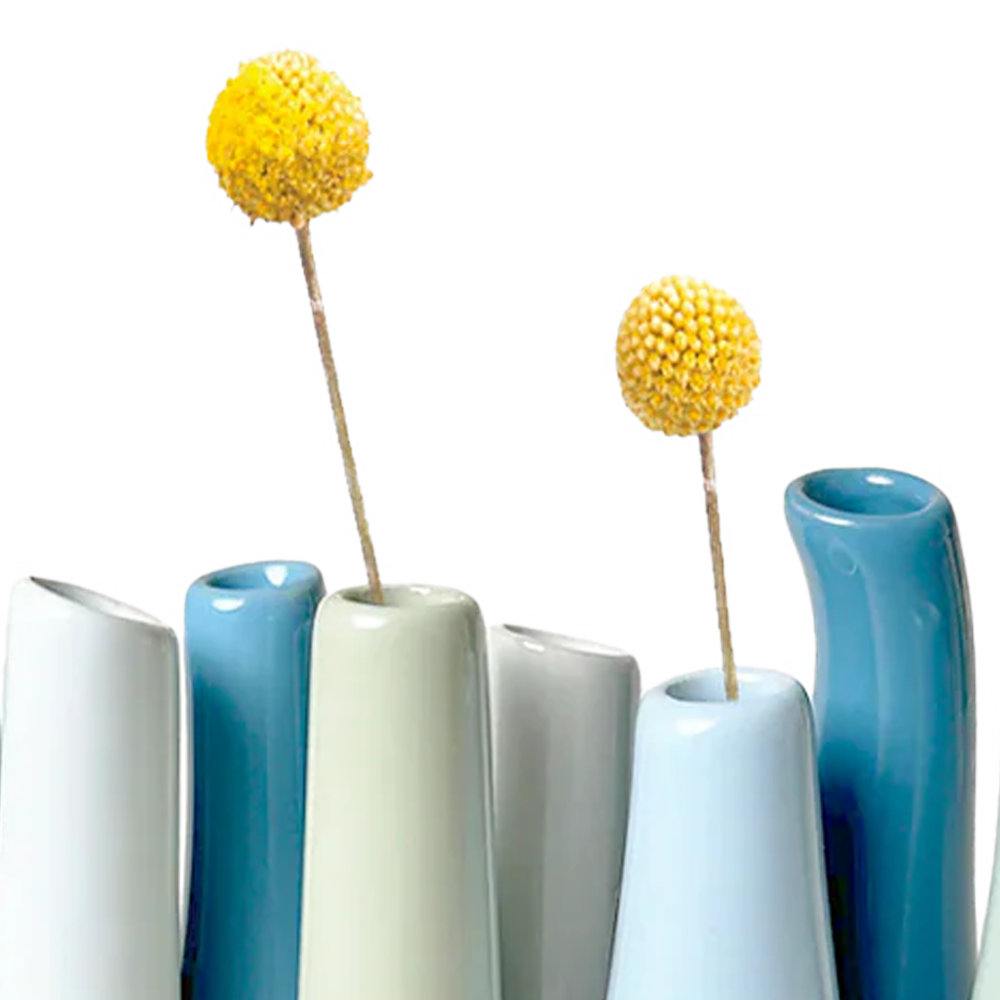 Chive - Wholesale Vase - Pooley Colorful Bud Vase For Flower Arranging Rectangular34