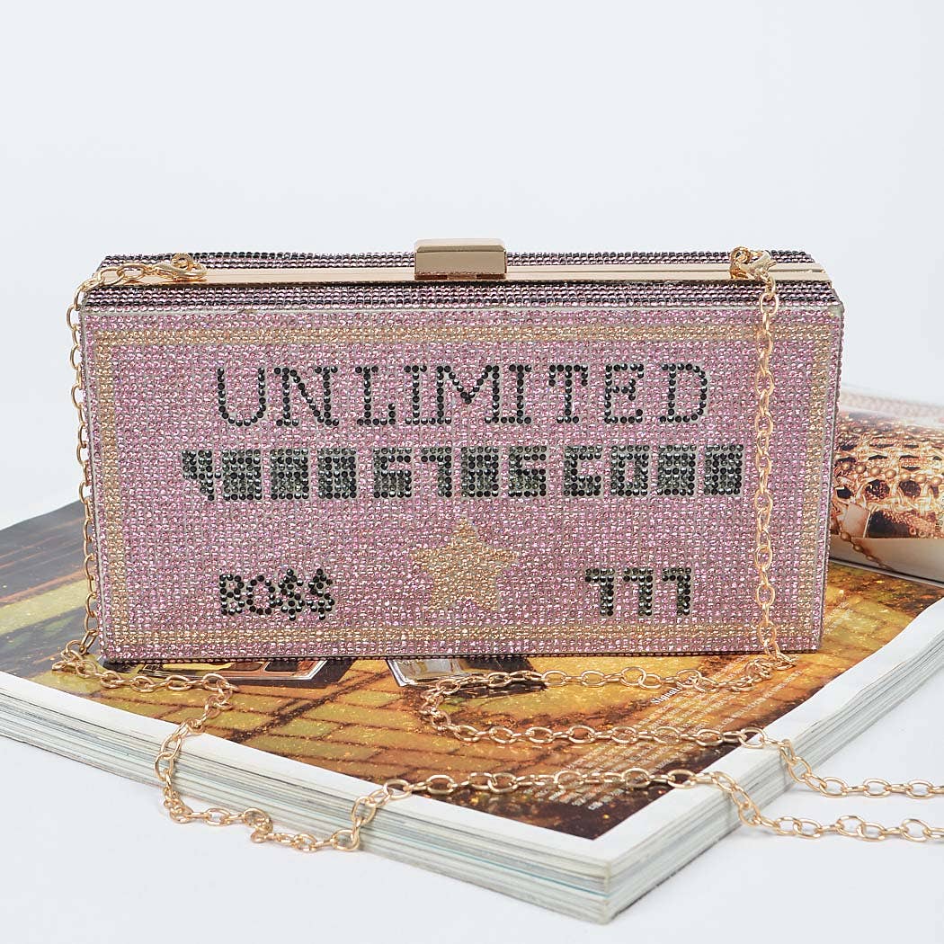 3AM BY H&D ACCESSORIES - Wholesale Clutch - Dames - Unlimited Rhinestone Party Clutch1