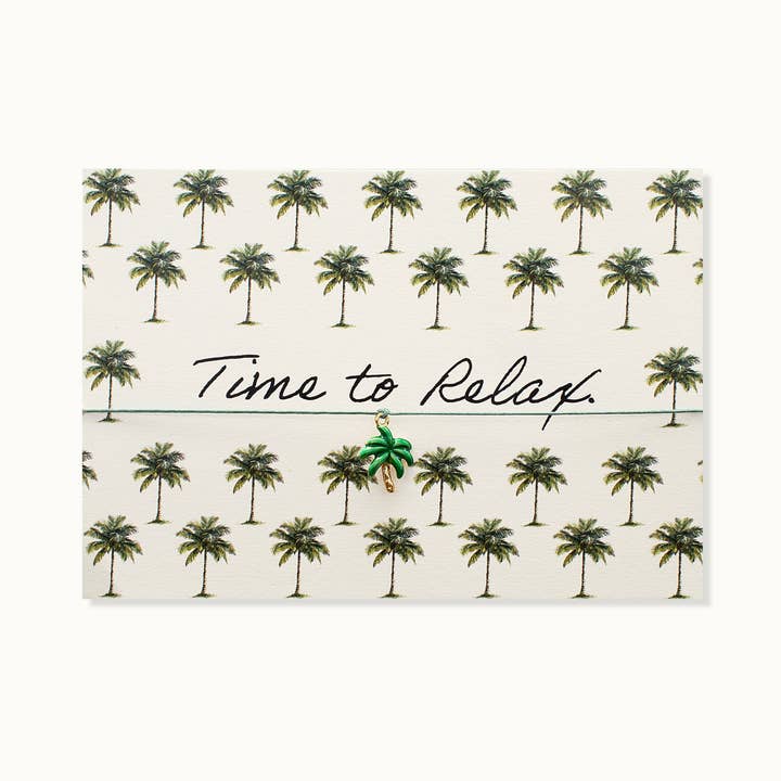 Armband-Karte: Time to Relax! for wholesale by by Vivi.