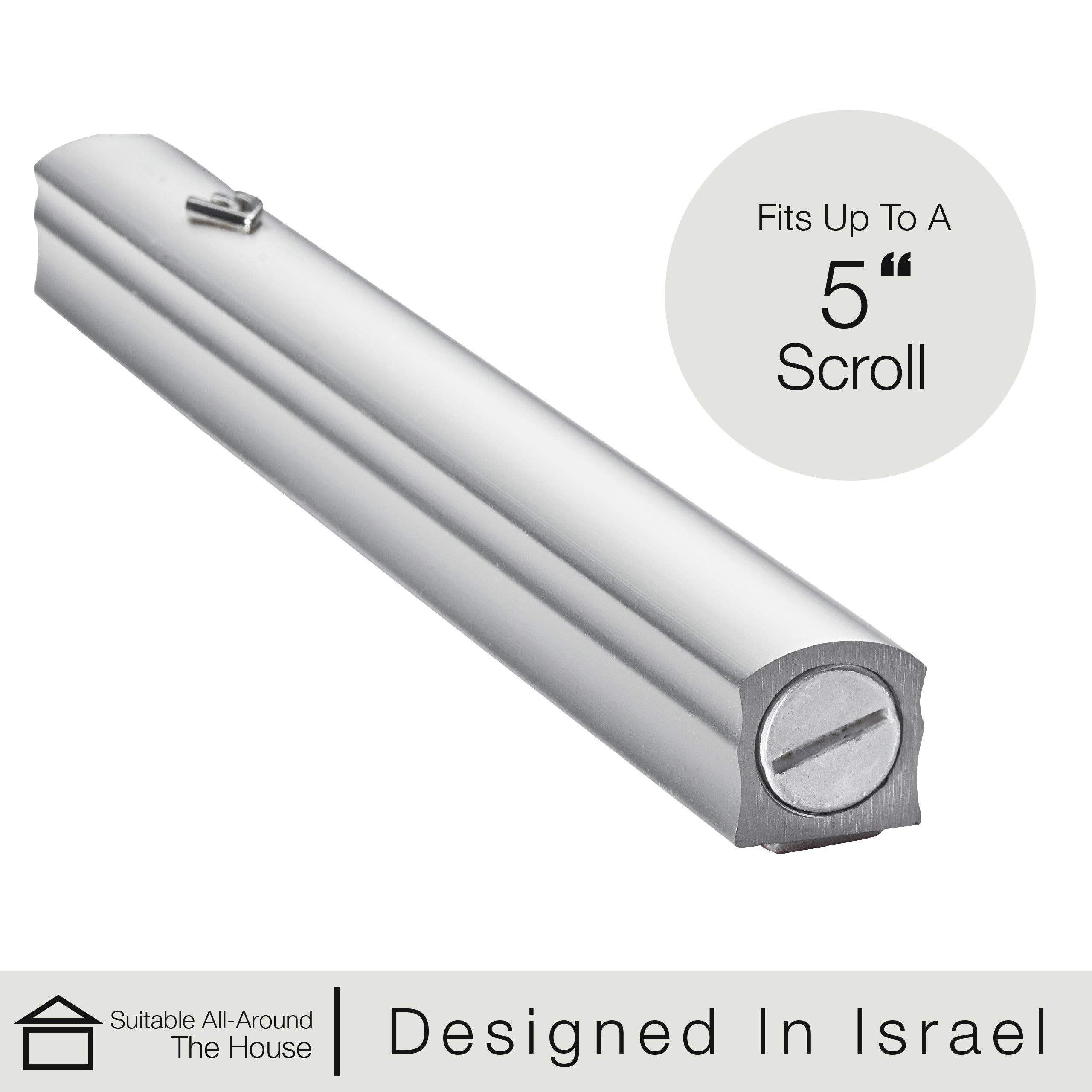 A&S Mezuzot - Vente Décorations de table - Étui Mezouza en aluminium24