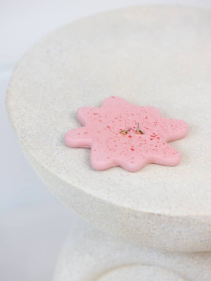 Splodge Coaster - Baby Pink for wholesale by Luxe Home Decor Ltd