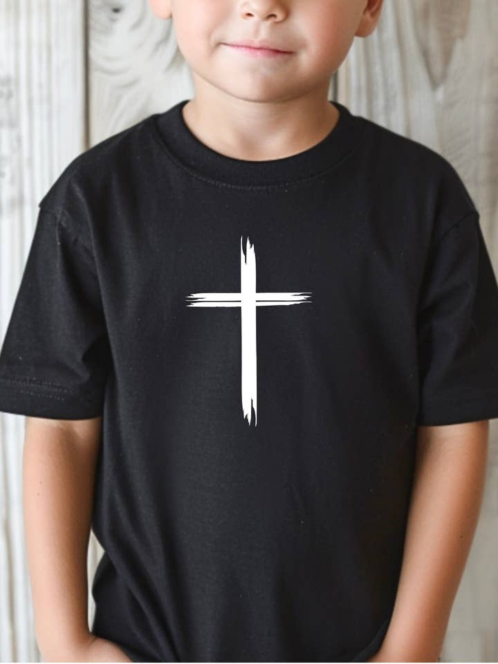 Cross Youth Graphic T-Shirt for wholesale by Rock n' Rodeo