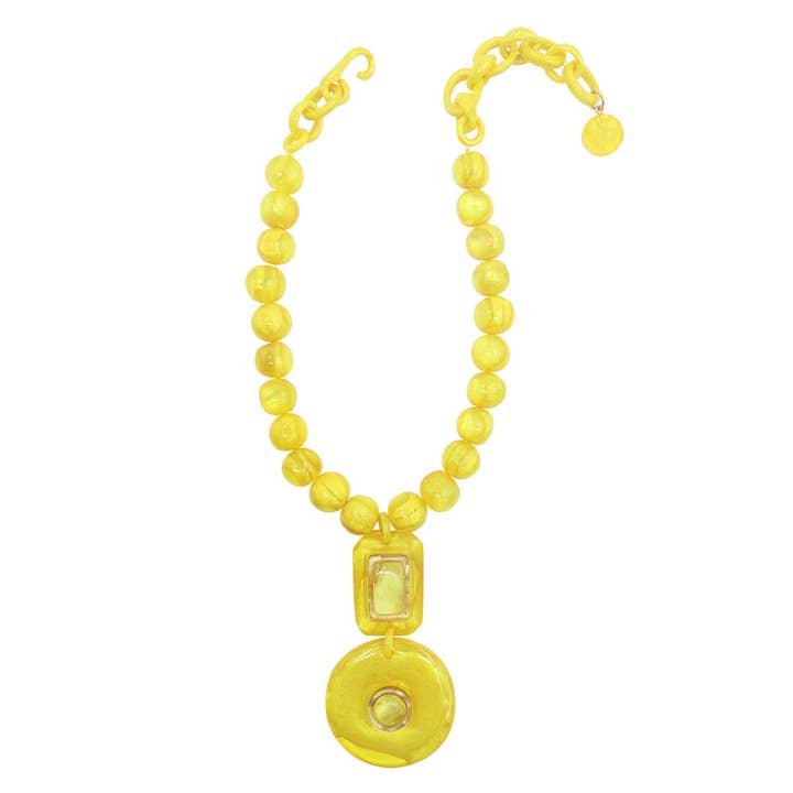 Alina necklace - 1000394 for wholesale by Dominique Denaive Paris