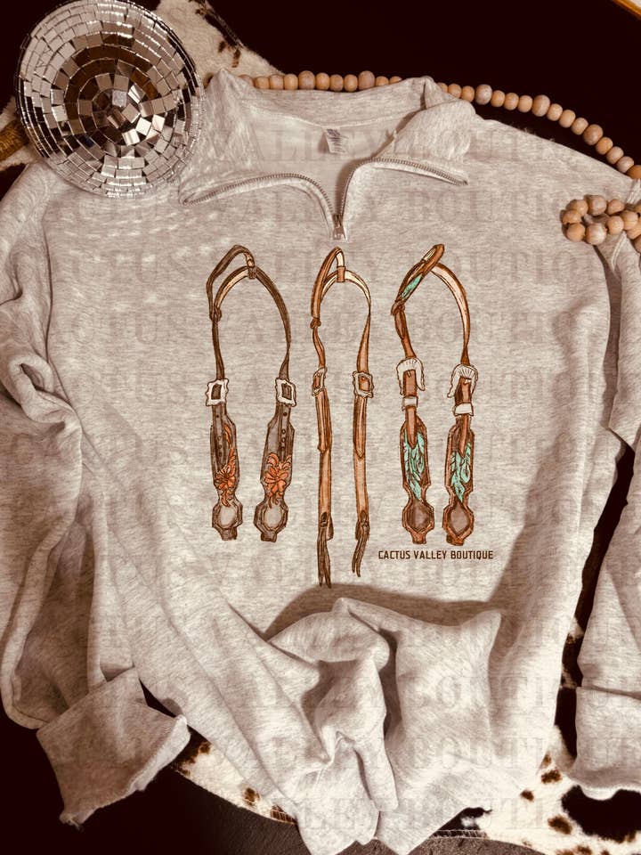 Têtière - 1/4 Zip pour la vente par Cactus Valley Boutique