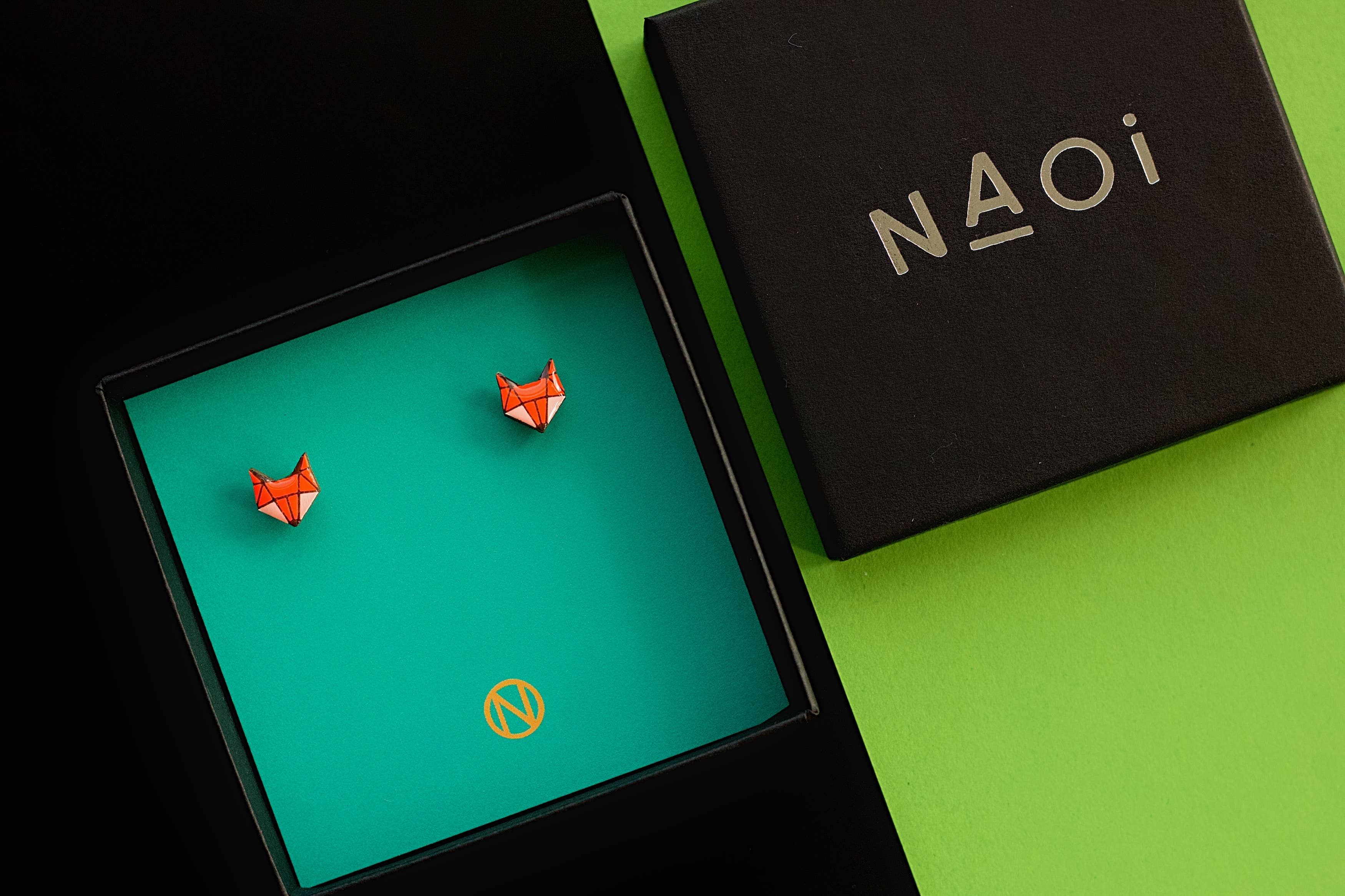 Naoi - Wholesale Stud/Post Earrings - Fox Stud Earrings - Handmade to Order1