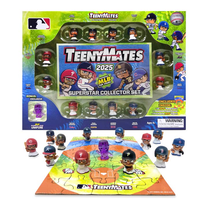 Party Animal, Inc. - Wholesale Toy Set - Kids - TeenyMates MLB Series 2025 Gift Set