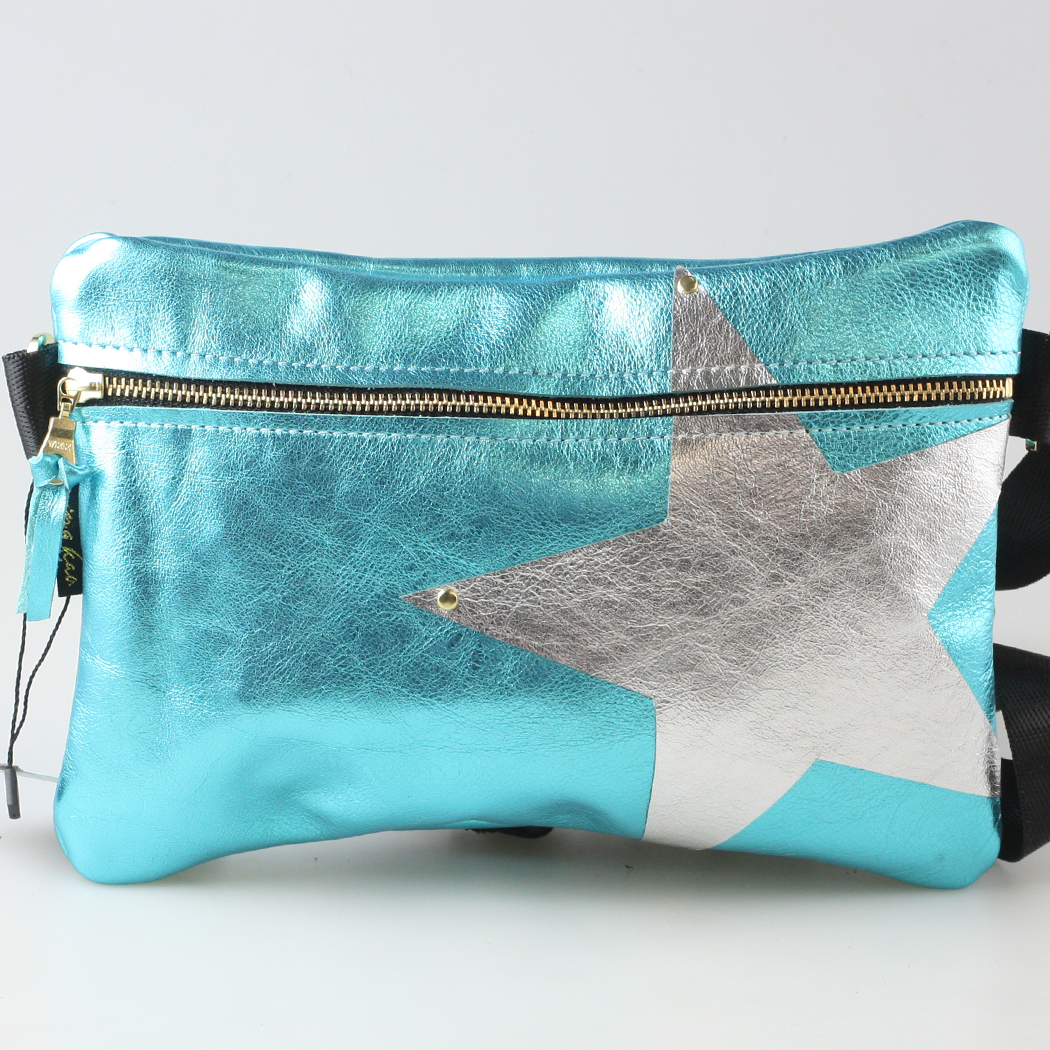 Zina Kao Exclusives - Wholesale Belt Bag - Women's - The Metallic Vail Hipbag w/Star Applique10