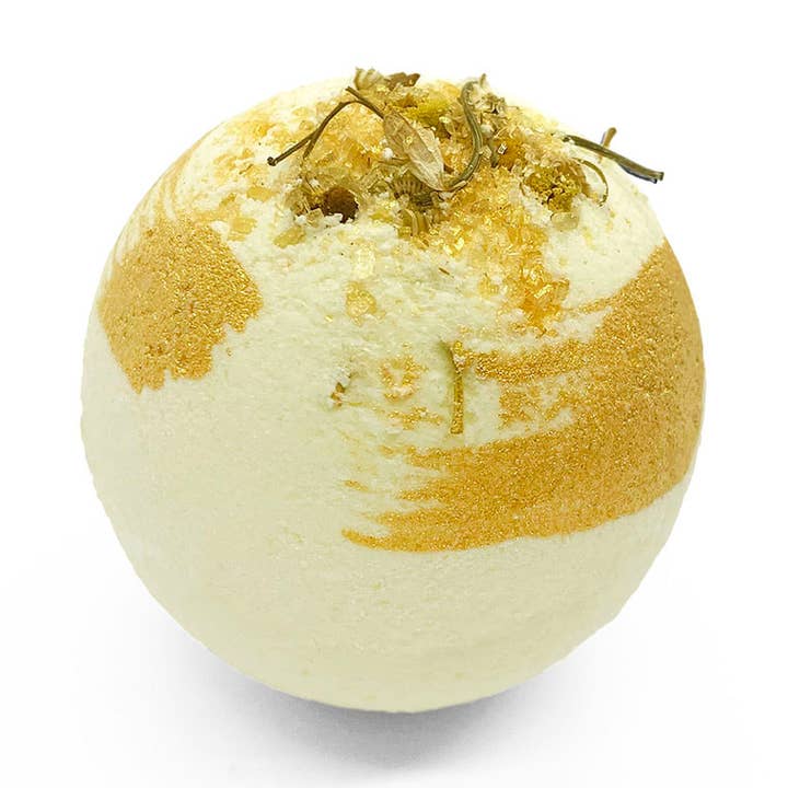 Lemon + Chamomile Bath Bomb for wholesale by BB Goods