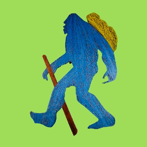 Zaino magnetico Bigfoot Yeti Sasquatch Lodge, regali, souvenir per la vendita all'ingrosso da parte di Whimsies