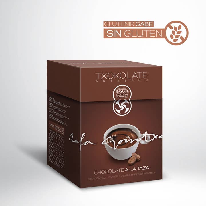 RAFA GORROTXATEGI - Venta al por mayor Preparado de chocolate caliente - CHOCOLATE A LA TAZA 40%