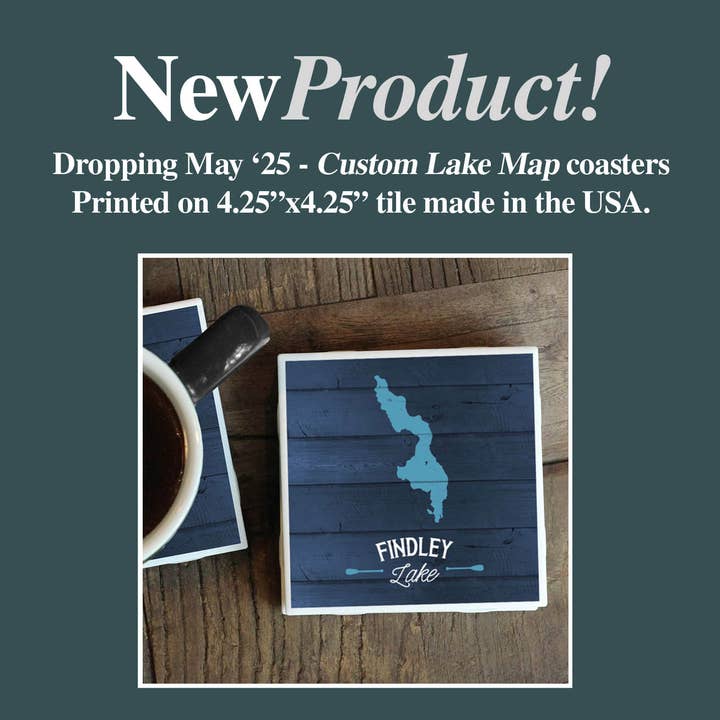 Melody Press Co. - Wholesale Coffee Mug - Custom Lake Map Lake Coffee Mug2