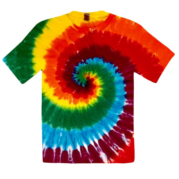 Rainbow Spiral Youth T-Shirt #1 for wholesale by Colors of Love on Haight