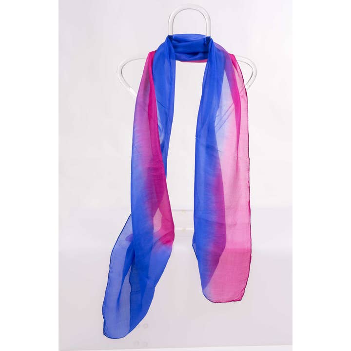 MR Complements - Wholesale Scarf - Women's - Two-tone natural silk scarf1