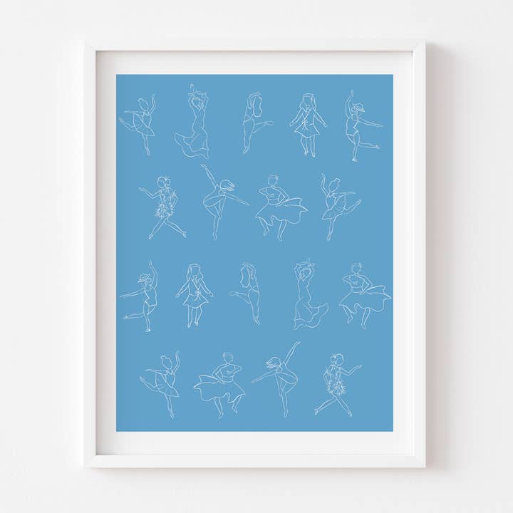 Dancing Queens 8x10 Art Print for wholesale by Patricia FK