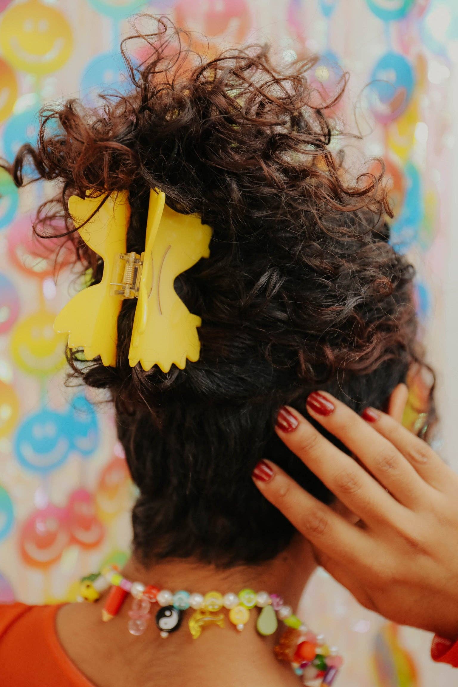 The Peach Fuzz - Wholesale Hair Accessories Set - Women's - Farfalle Pasta Hair Claw7