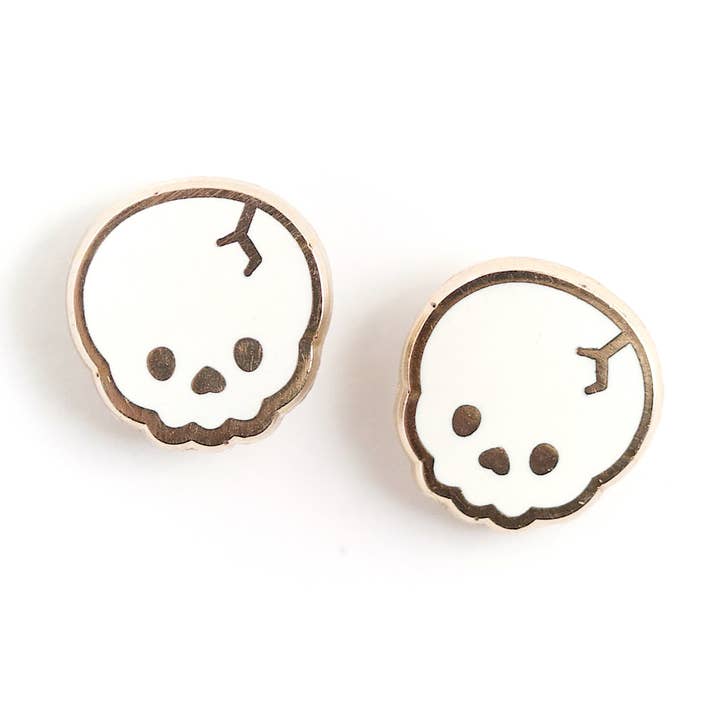 LuxCups Creative - Wholesale Stud/Post Earrings - Skull Earrings0