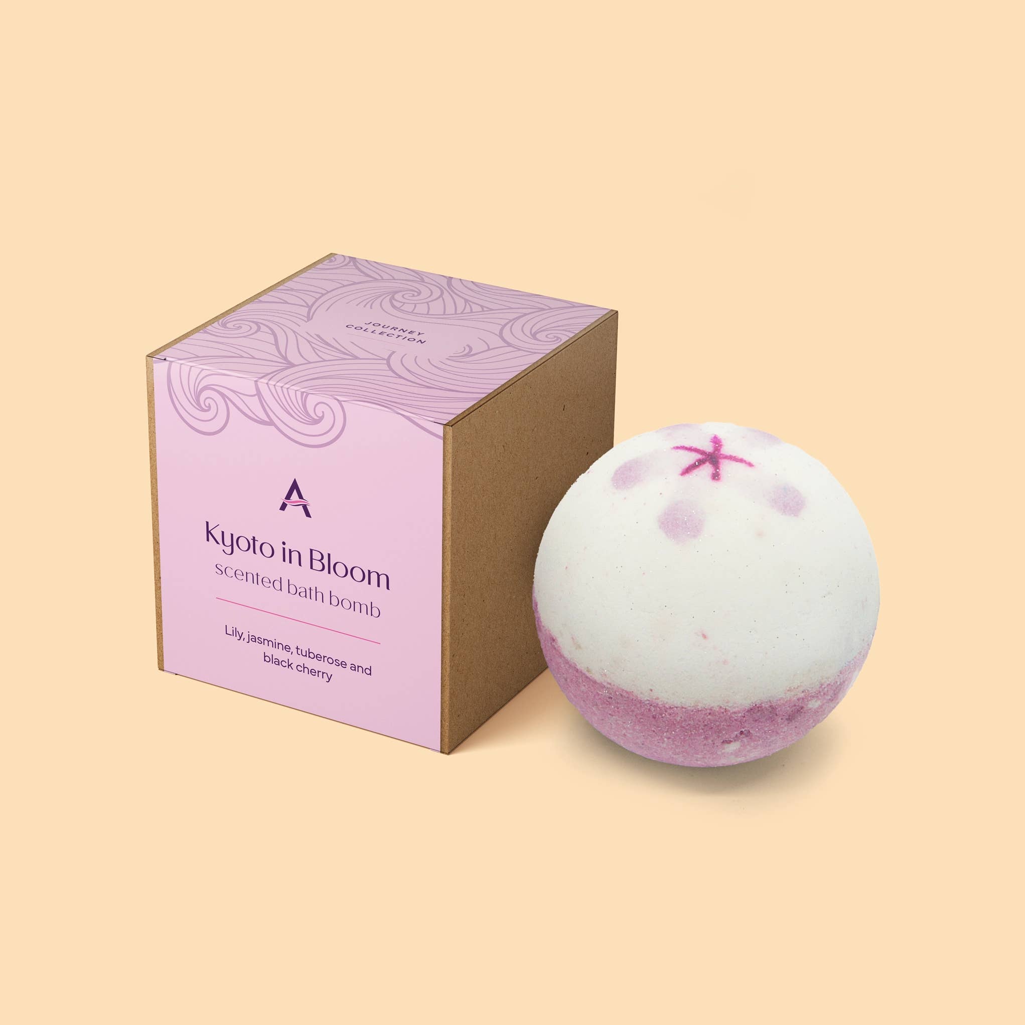 Ascent Bath & Body – wholesale Bath bomb/fizz – Kyoto in Bloom cherry blossom bath bomb