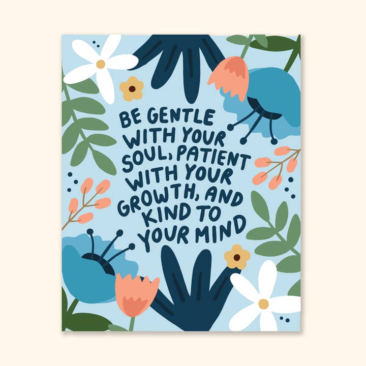 Be Gentle Print for wholesale by Oh Happy Dani