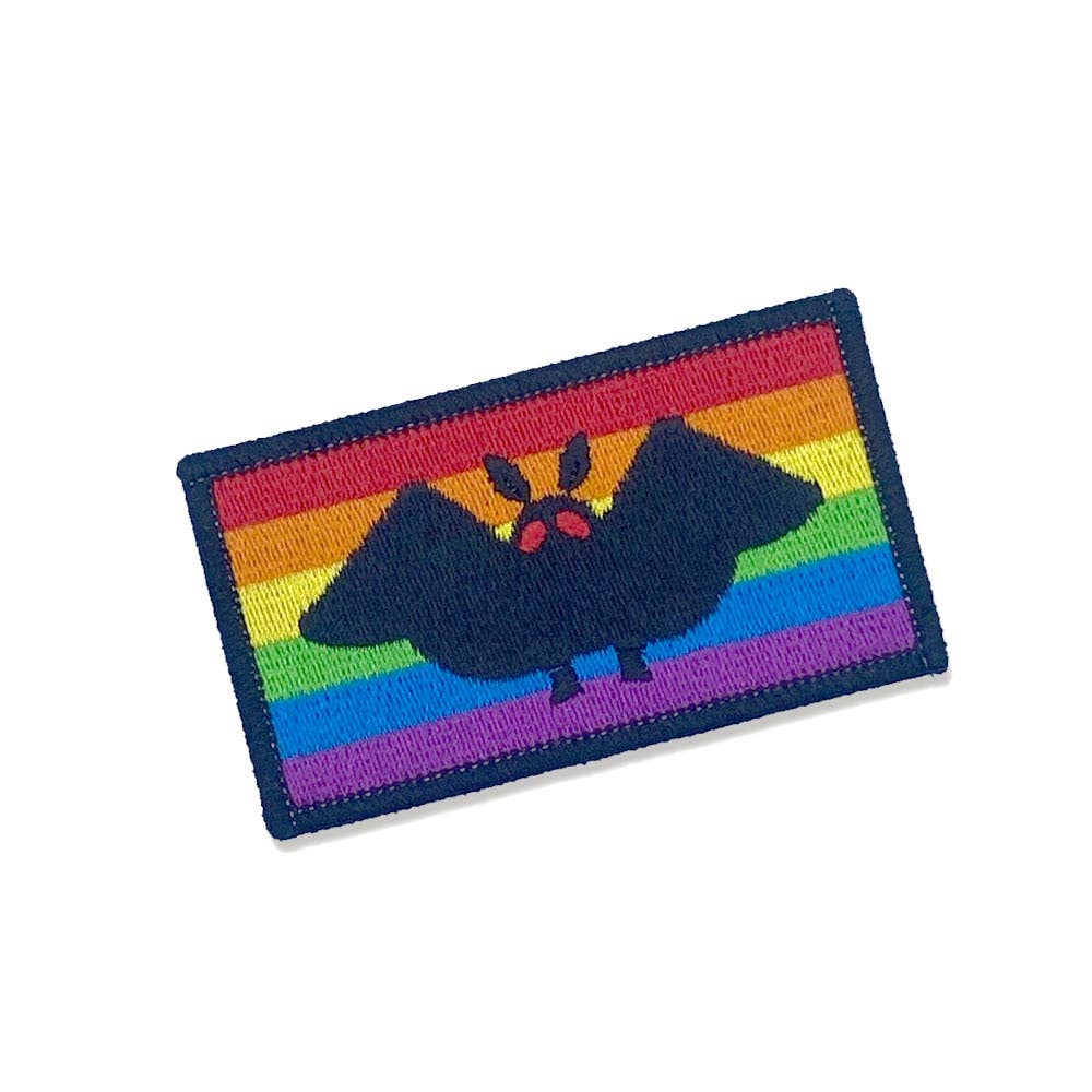 Flags For Good - Wholesale Patch - Mothman Pride Flag Patch1