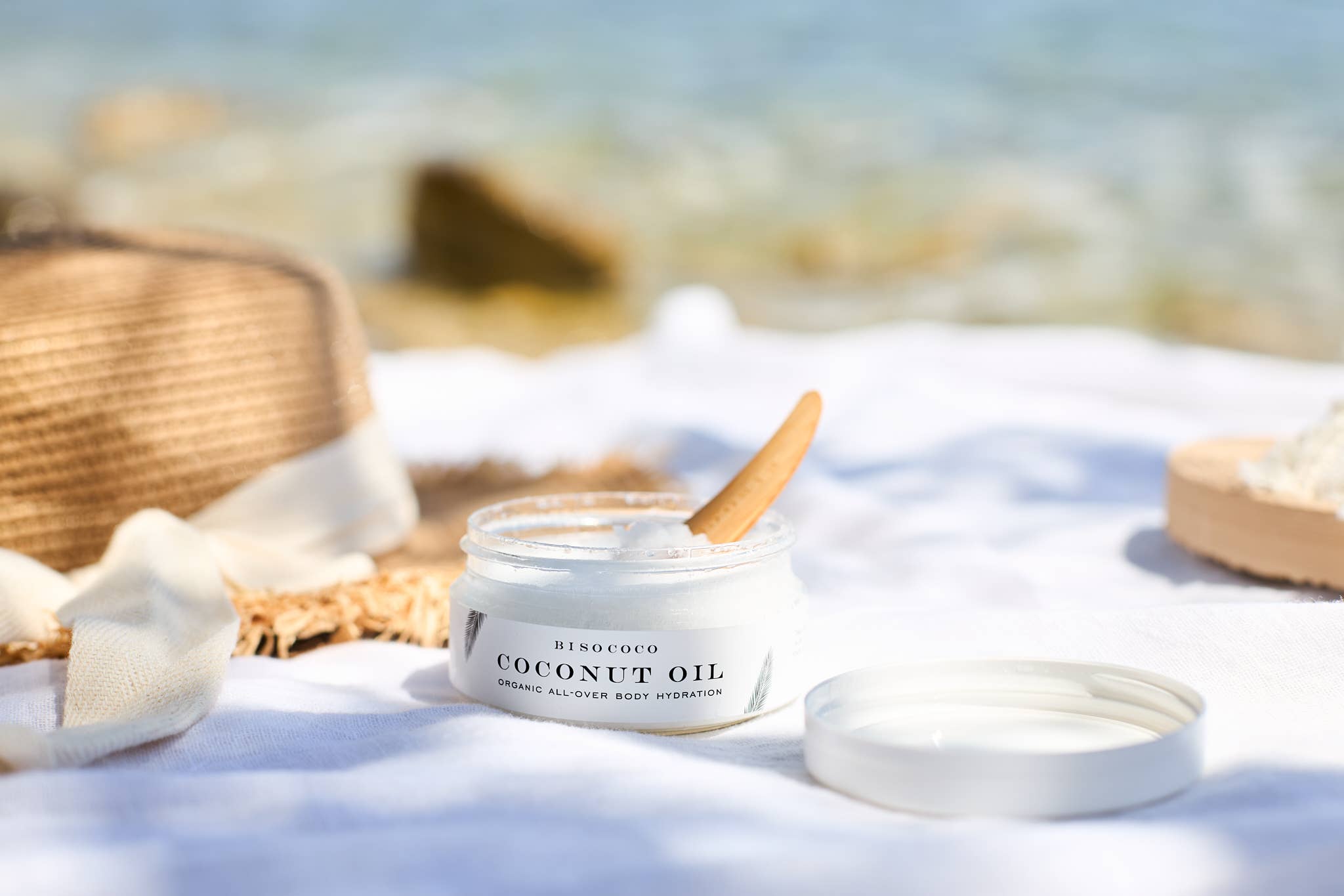 Bisococo – Großhandel Bade-/Körperöl – Biologisches Kokosöl | Für Körper & Haut | 100 g | Natürlich3
