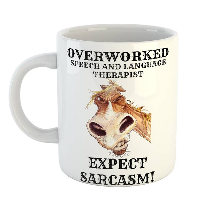Overworked Speech And Language Therapist Sarcasm Mug for wholesale by Just The Shirt