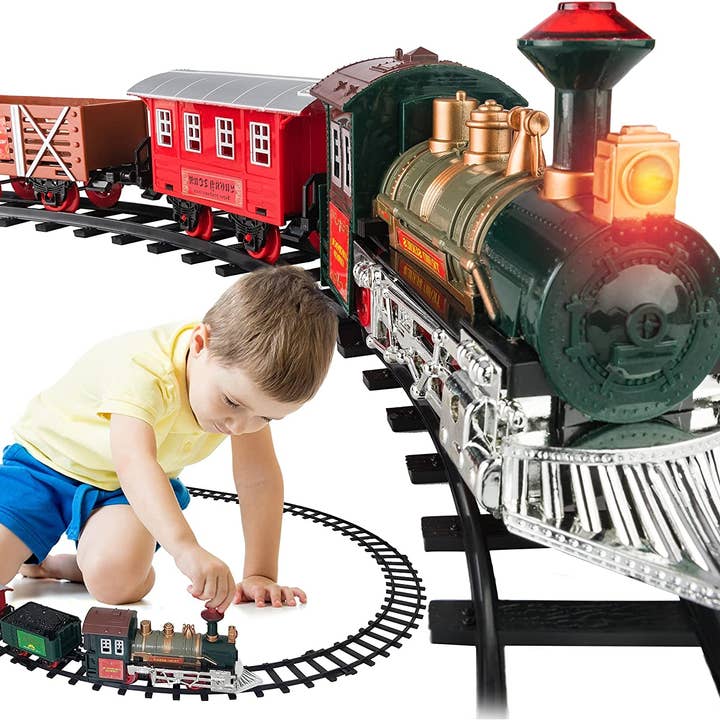 Atlasonix - Wholesale Toy Set - Kids - Electric Train Set, Electric Train Toy, Battery Operated8