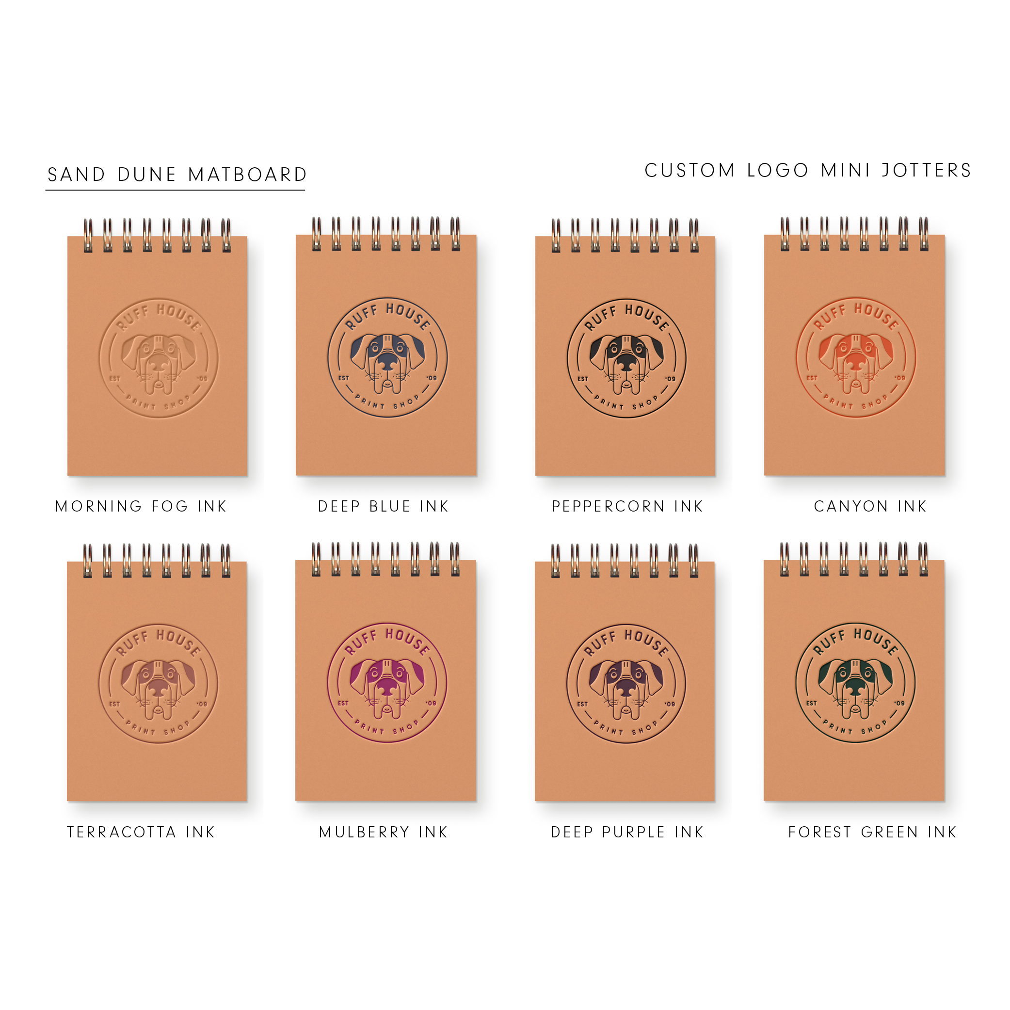 Ruff House Print Shop - Wholesale Notitieboekje - Custom mini notitieboekje met logo19