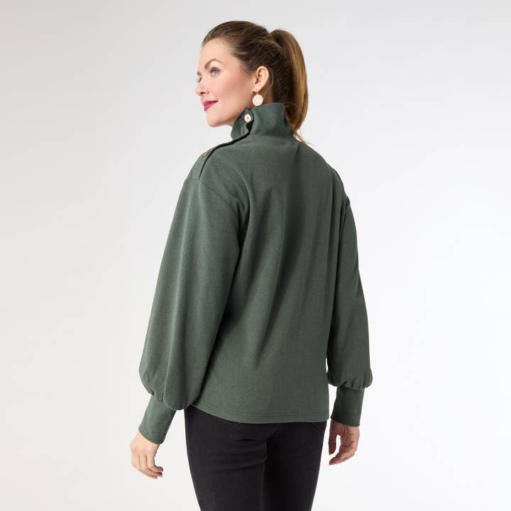 COCO + CARMEN - Wholesale Shirt - Women's - Audrina Super Soft Top with Button Detail6
