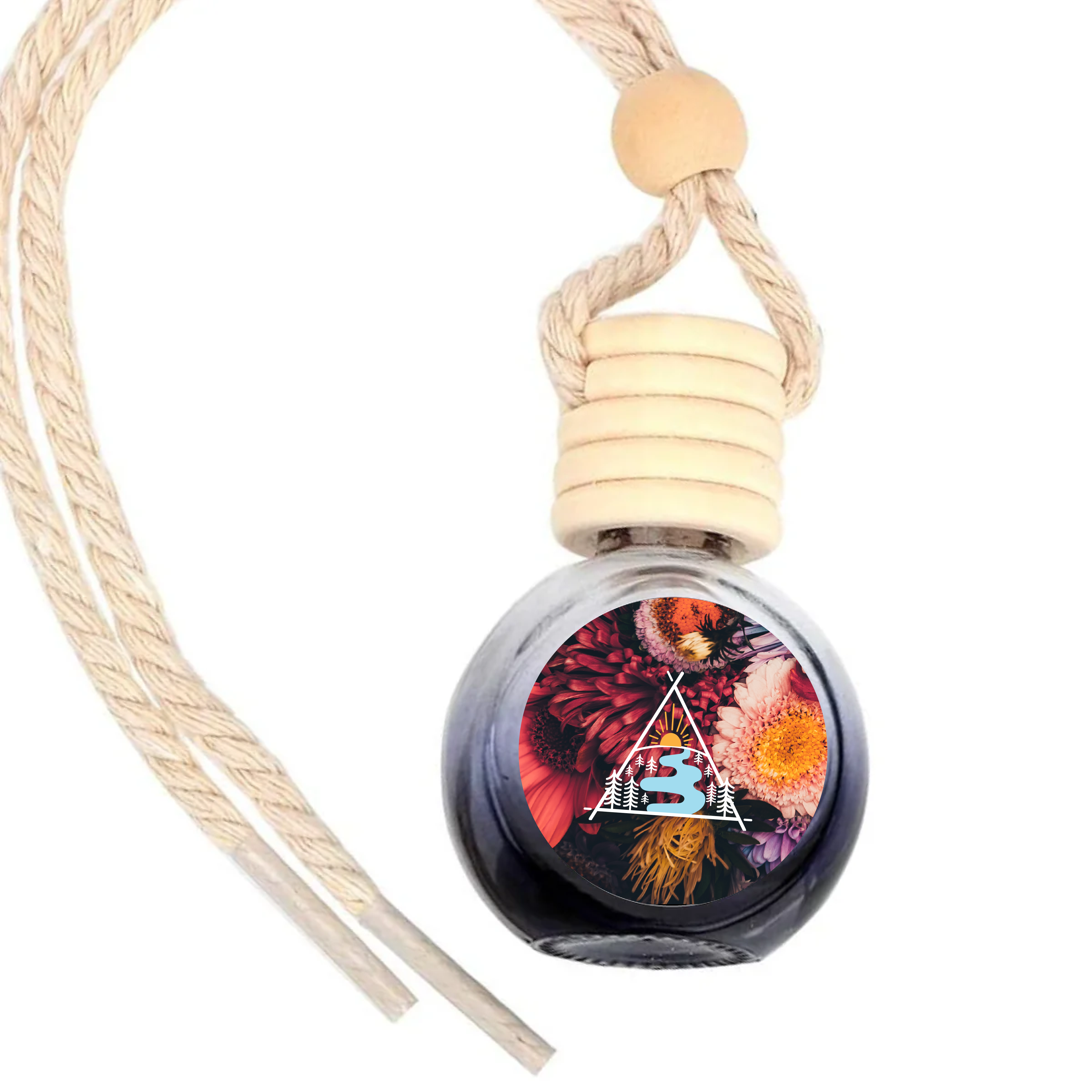 Rise and Pine Candle Co. - Wholesale Car Freshener - Unisex - Lavender Driftwood Hanging Car Diffuser/Air Freshener1