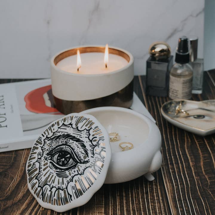 Spitfire Girl - Wholesale Jewelry Box/Organizer - Mystic Eye Ceramic Box3