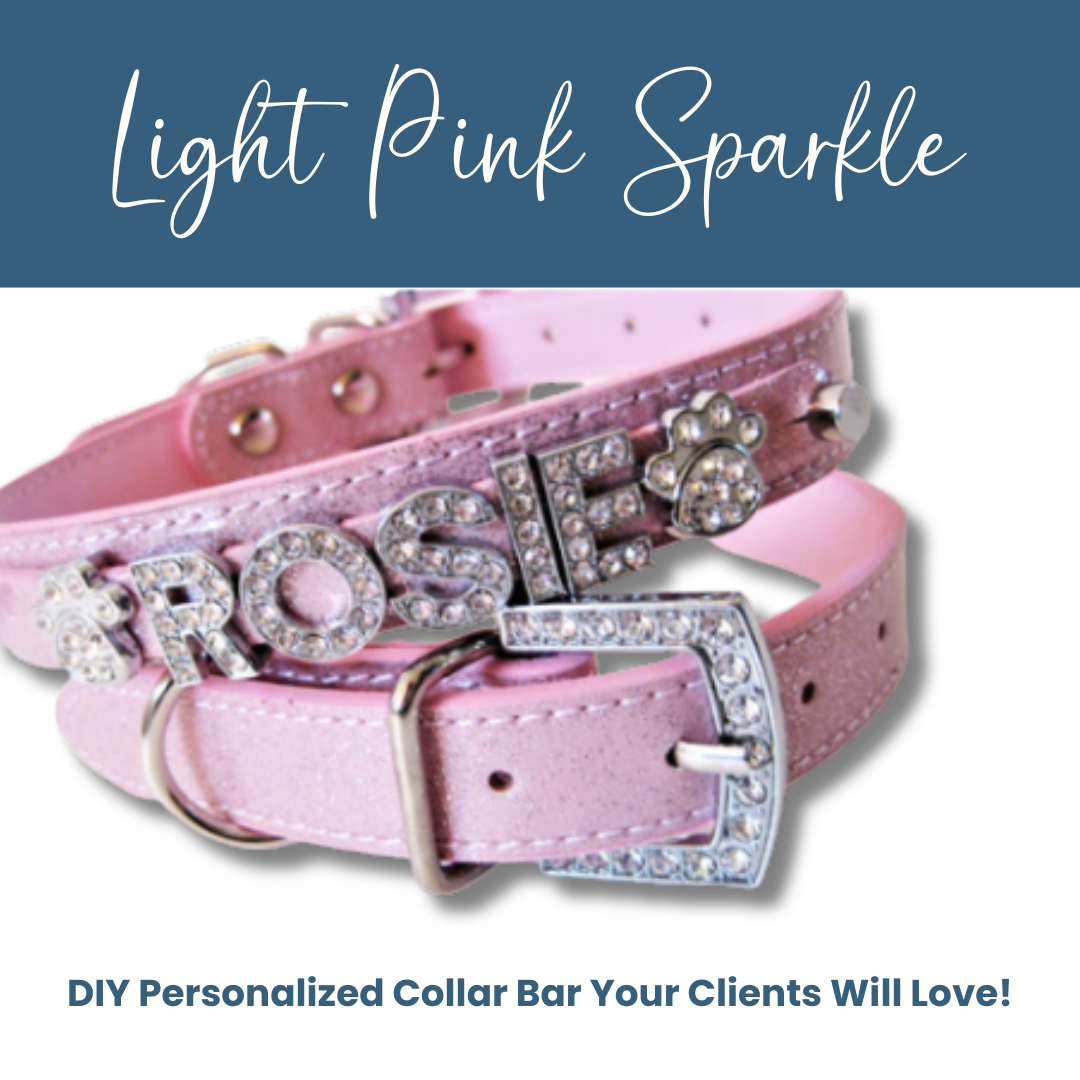 House of FurBaby - Wholesale Pet Collar - Cat/Dog - DIY Pet Collar Bar Kit: Silver Sparkle 280 Pieces $600 Value4