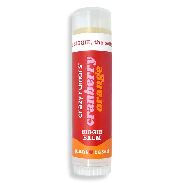 BIGGIE Cranberry Orange Lip Balm for wholesale by Crazy Rumors UK