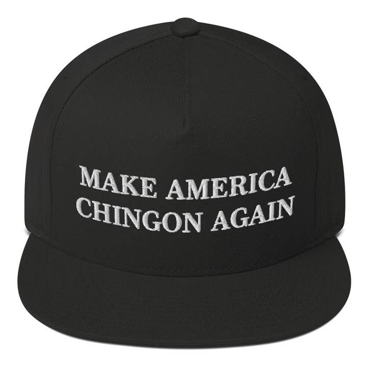 Chingon Snapback Cap: Embroidered MAGA Parody Hat for wholesale by PositiveParty