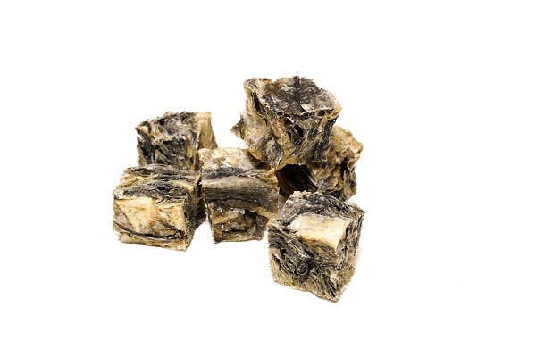 Eli Pet Products – wholesale Pet treats – Dog – Dried Cod Skin Cubes 100% Natural Dog Treats1
