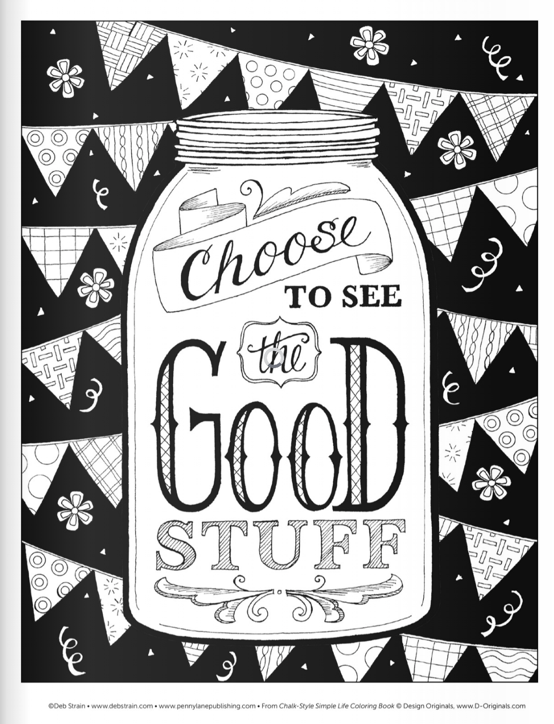 Wellspring - Wholesale Kleurboek - Volwassene - Kleurboek Chalk-Style - Simple Life3