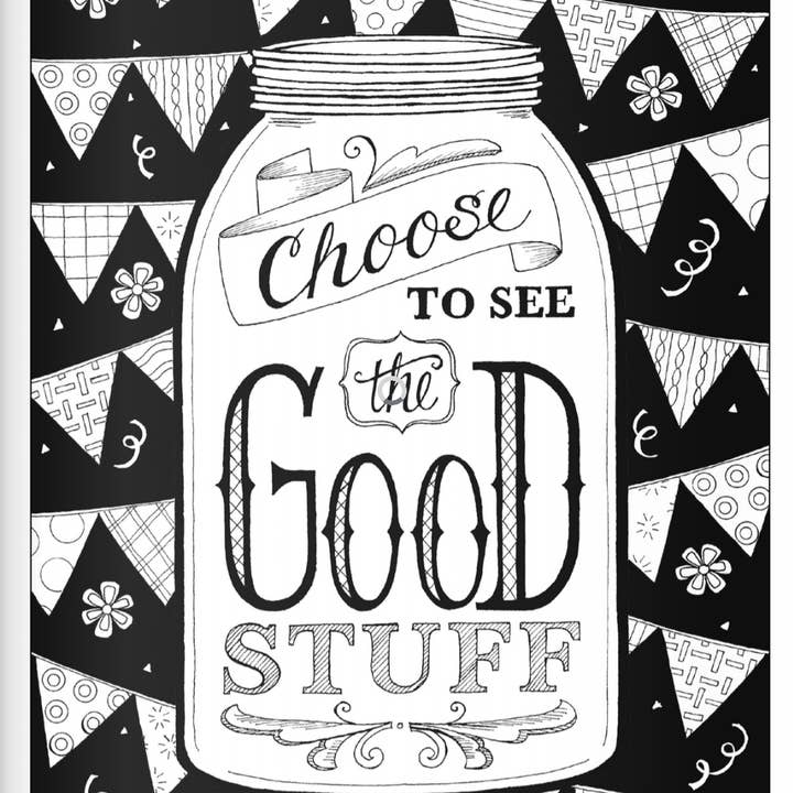 Wellspring - Wholesale Kleurboek - Volwassene - Kleurboek Chalk-Style - Simple Life3