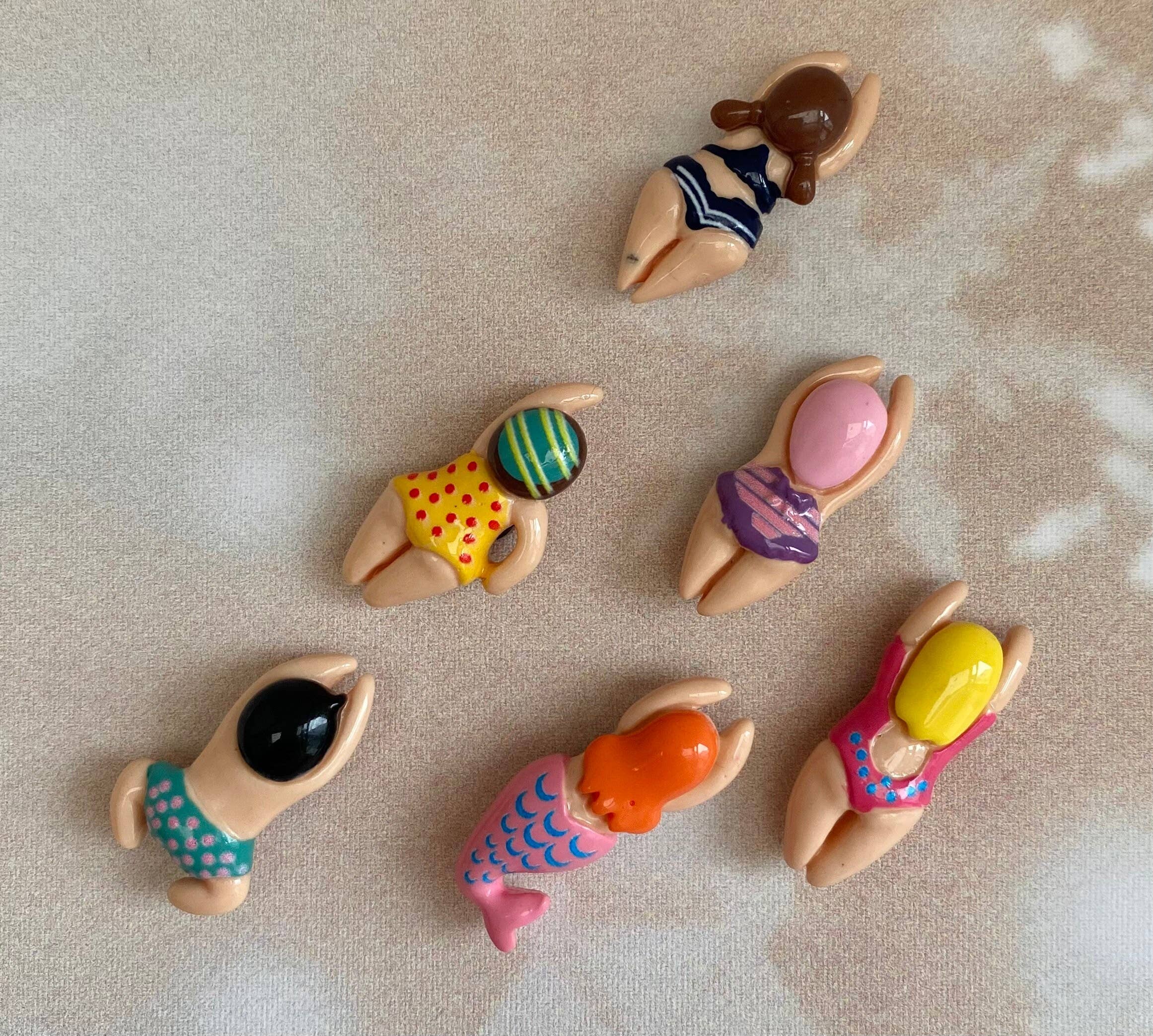 Jewells – wholesale Magnet – Swimmer Swimming Fridge Magnets - set of 6 or individual5