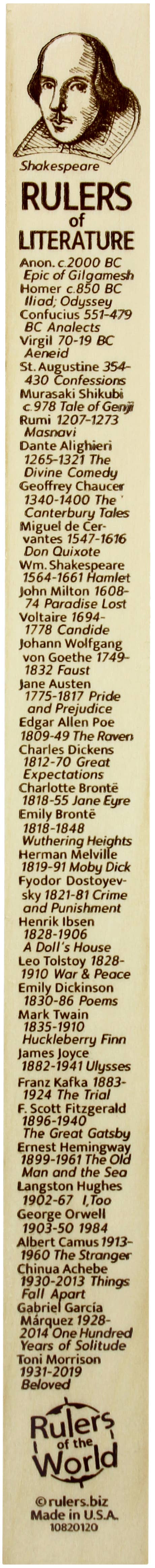 Channel Craft - Wholesale Ruler - Rulers of Literature2