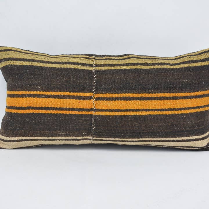 Capa de Almofada Antiga Kilim Turca com Riscas 12x24 por atacado de Kilim Pillow Decors