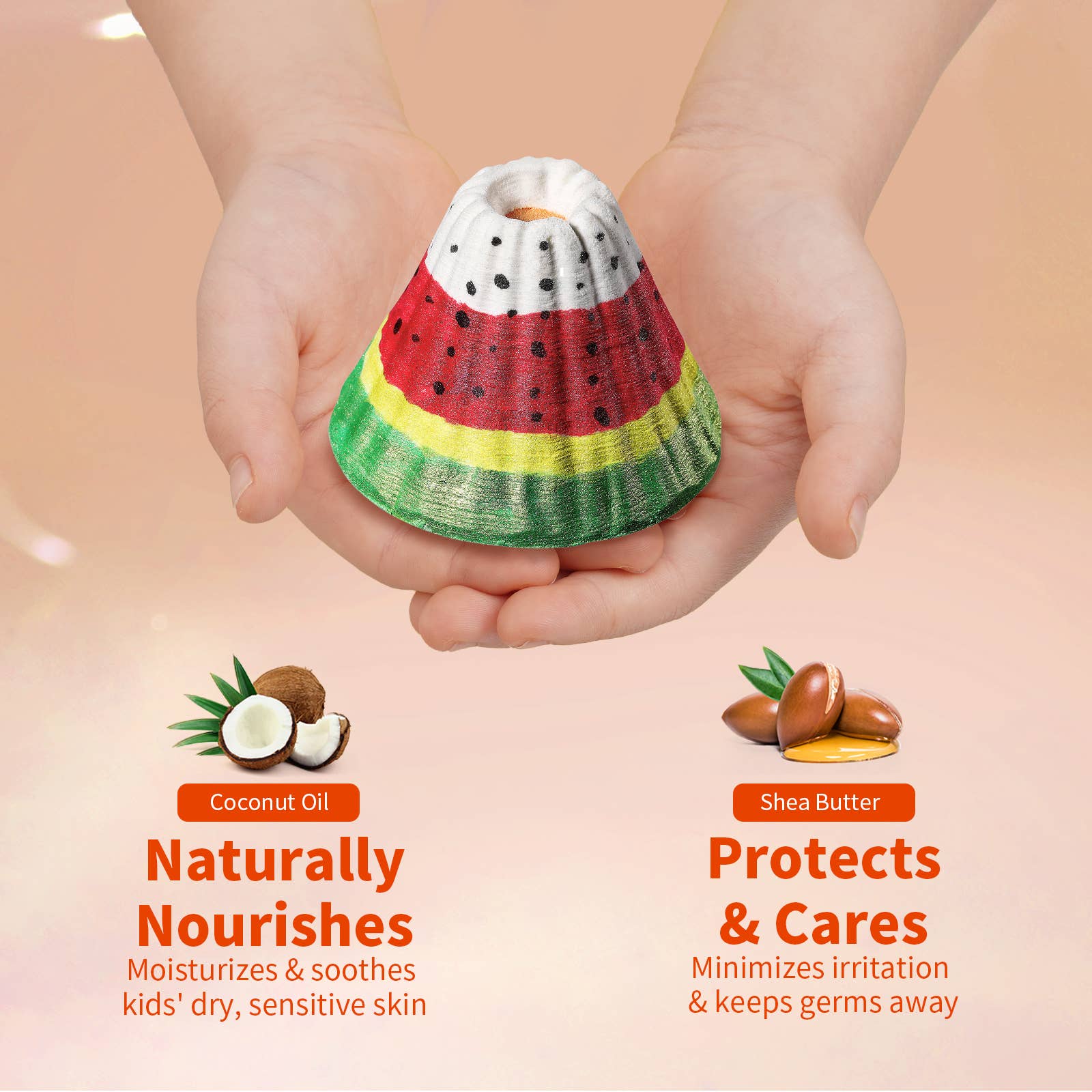 DAISY ENCENS - Wholesale Bath Bomb/Fizz - Watermelon Volcano Bath Bomb  (Single)7