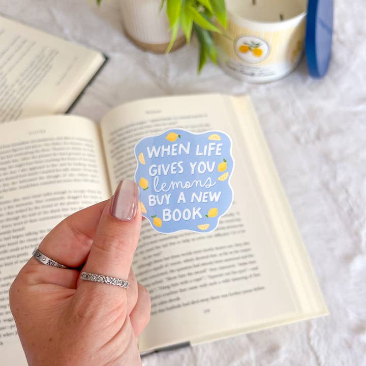 Little Turkey Shoppe - Wholesale Sticker - When Life Gives You Lemons Sticker, Coastal Summer0