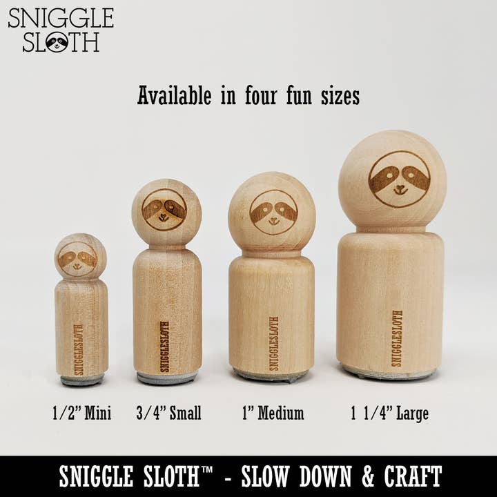 Sniggle Sloth - Wholesale Rubber/Decorative Stamp - Lobster Solid Rubber Stamp for Stamping Crafting Planners
